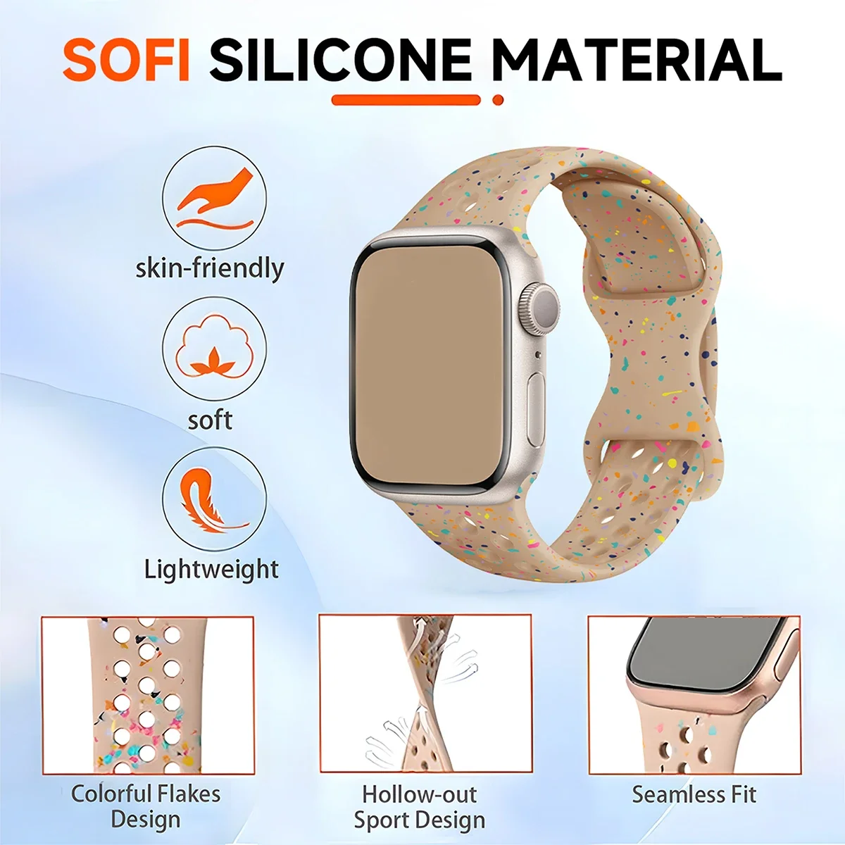 حزام سيليكون رياضي لساعة أبل ا - مراجعة Solo Loop Strap وسعره