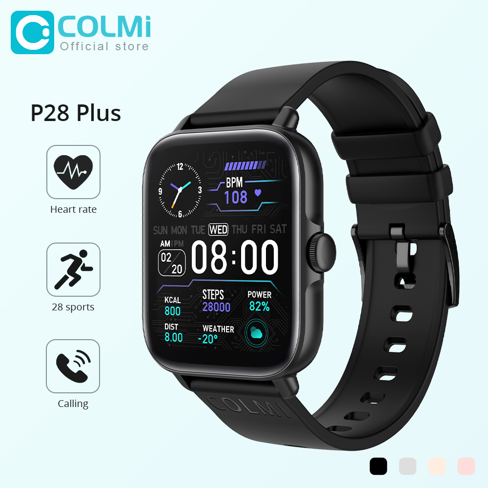 COLMI P28 Plus بلوتوث الرد على - مراجعة Smartwatch Instagram وسعره