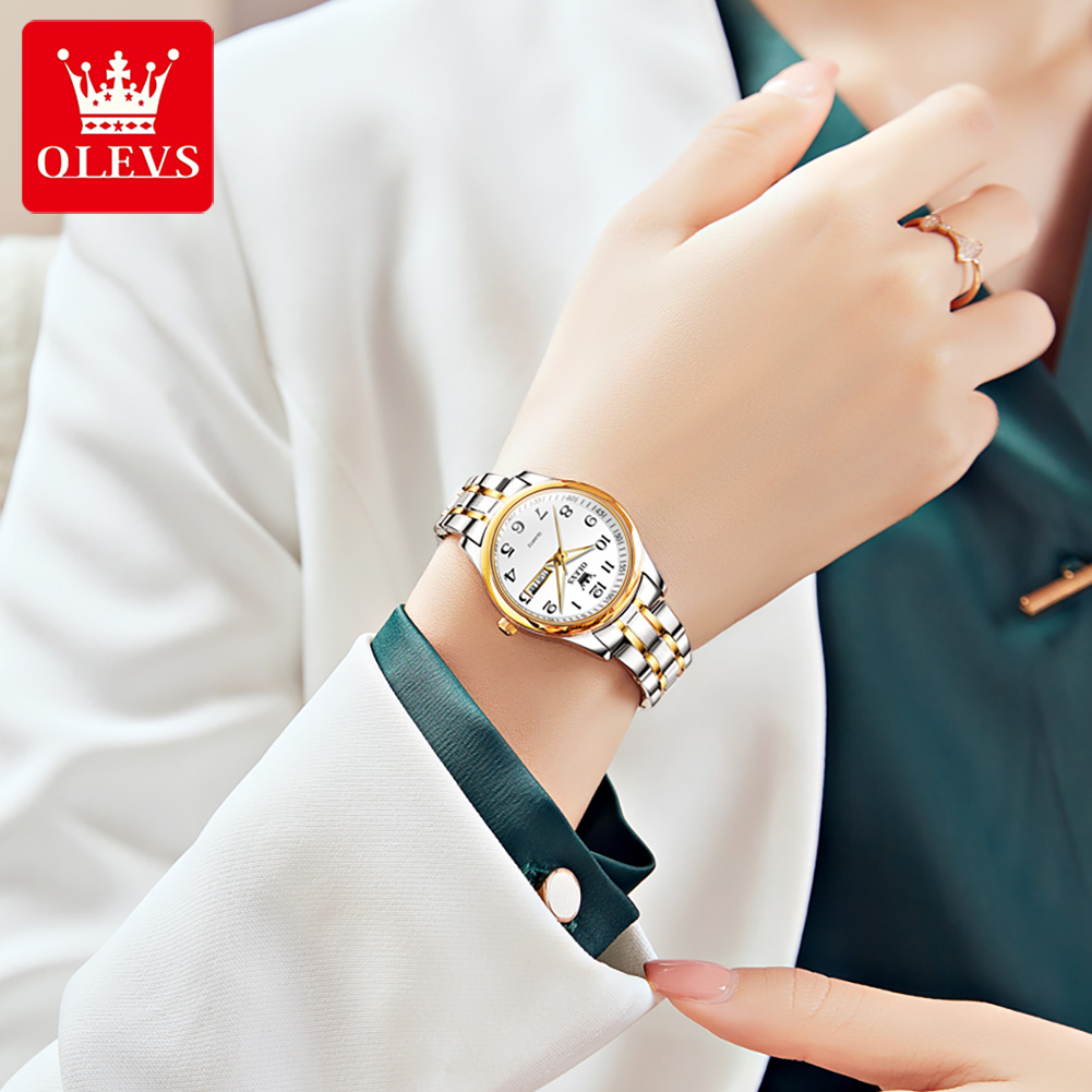 ساعة كوارتز للسيدات ماركة OLEV - مراجعة Accessories With Watch وسعره