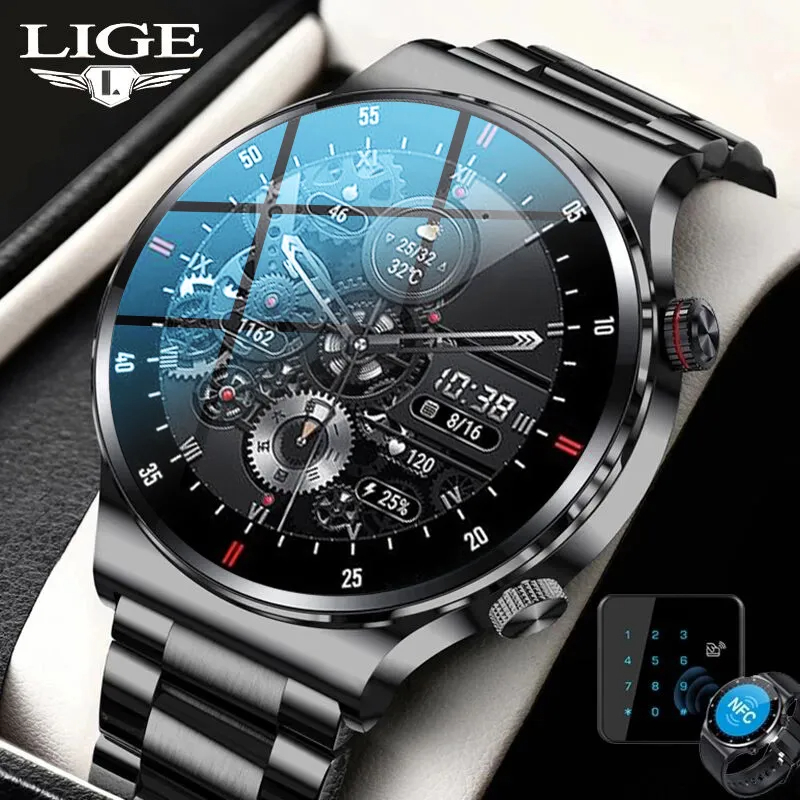 LIGE ECG + PPG بلوتوث دعوة ساع - مراجعة Smartwatch Instagram وسعره