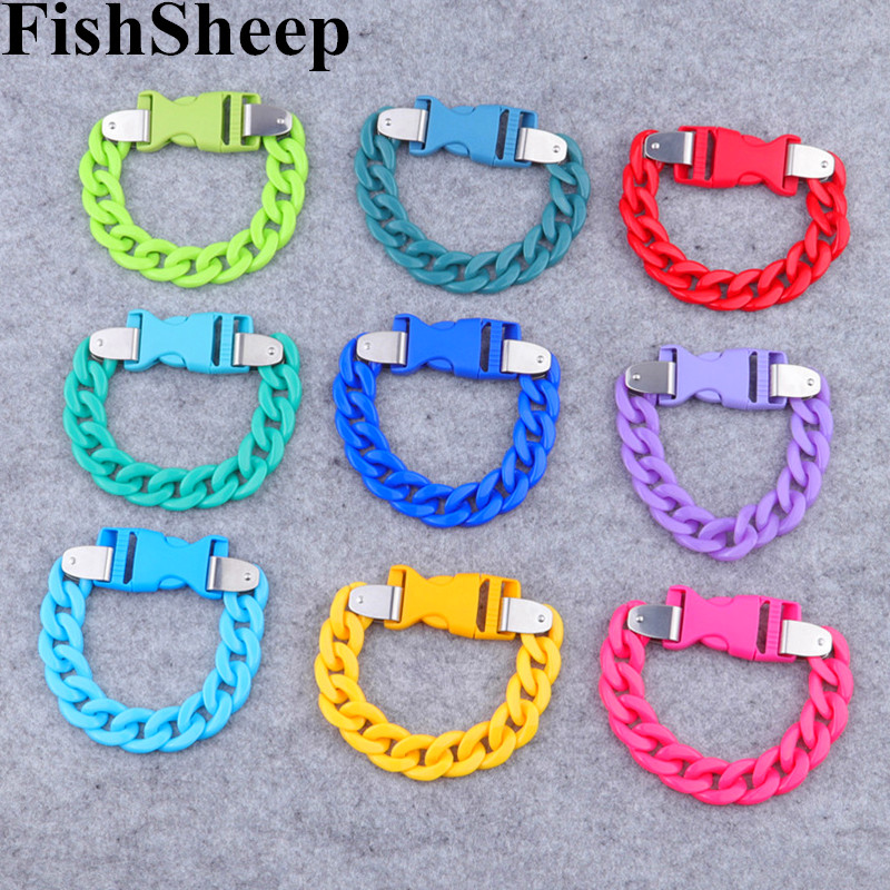 FishSheep2021 الاتجاه الملونة  - مراجعة Ceramic Link Bracelet وسعره