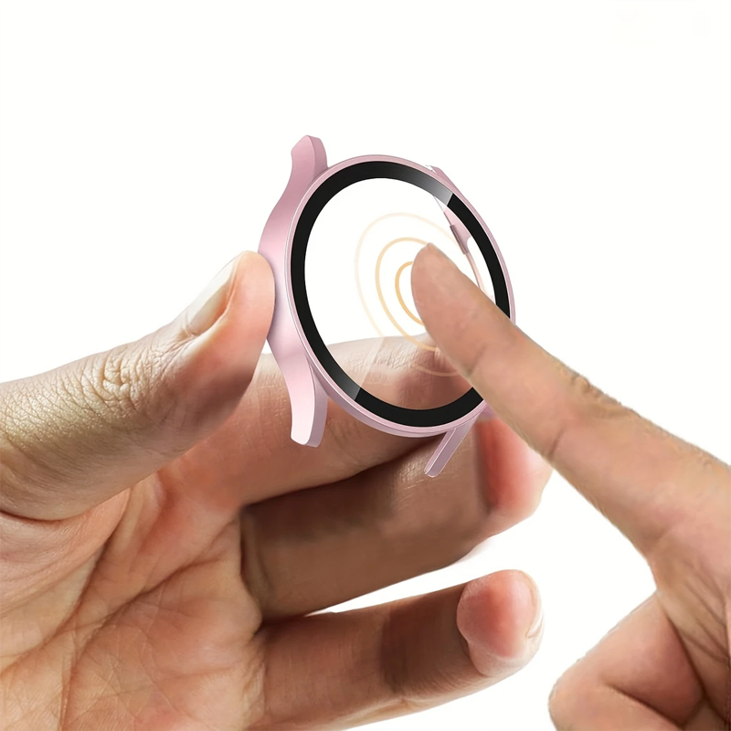 حافظة من الزجاج المقسى + PC لس - مراجعة Accessories For Galaxy Watch 5 وسعره