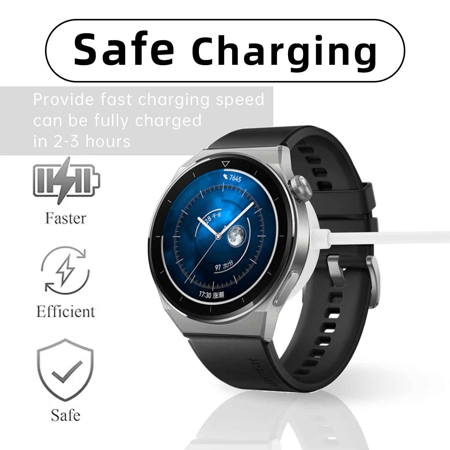 كابل شحن مغناطيسي USB لساعة شا - مراجعة Xiaomi Smartwatch S4 Accessories وسعره
