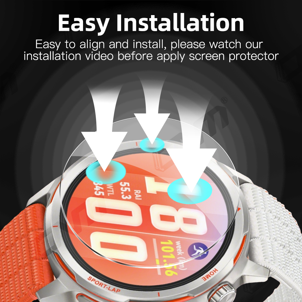 زجاج مقسى 9H لساعة هواوي GT Ru - مراجعة Huawei Smartwatch Accessories وسعره