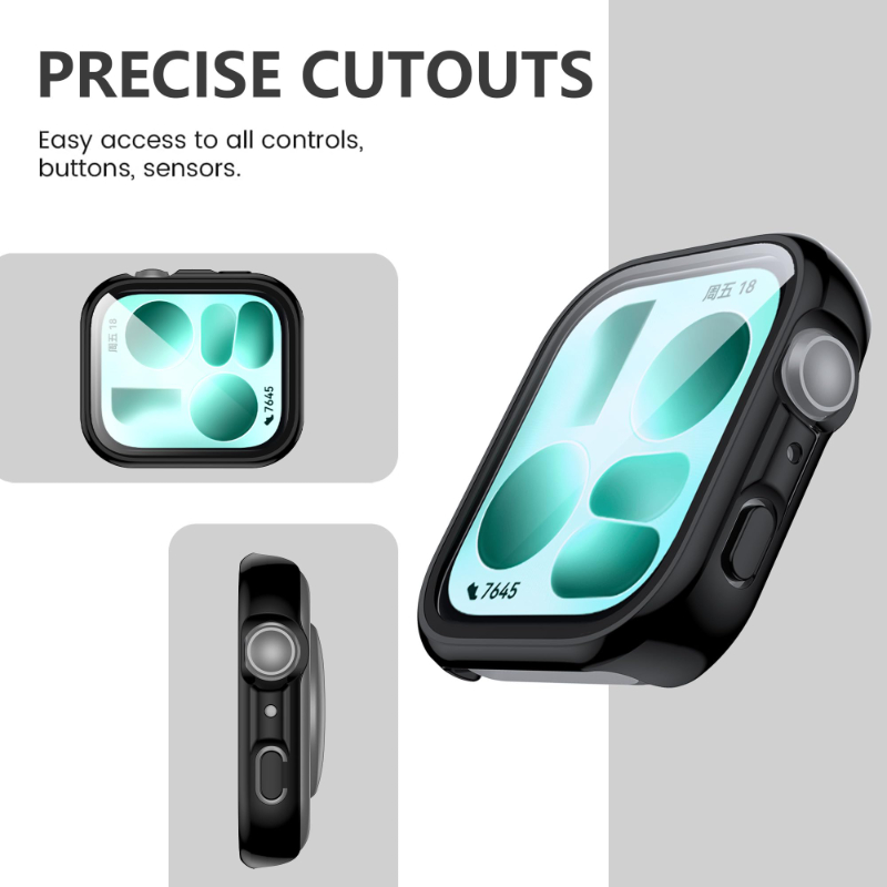 غطاء زجاجي + حافظة لساعة هواوي - مراجعة Huawei Smartwatch Accessories وسعره