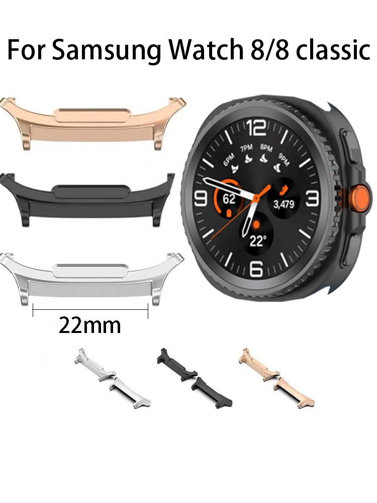 22 مللي متر حزام الساعات موصل  - مراجعة Smartwatch Watch Accessories وسعره