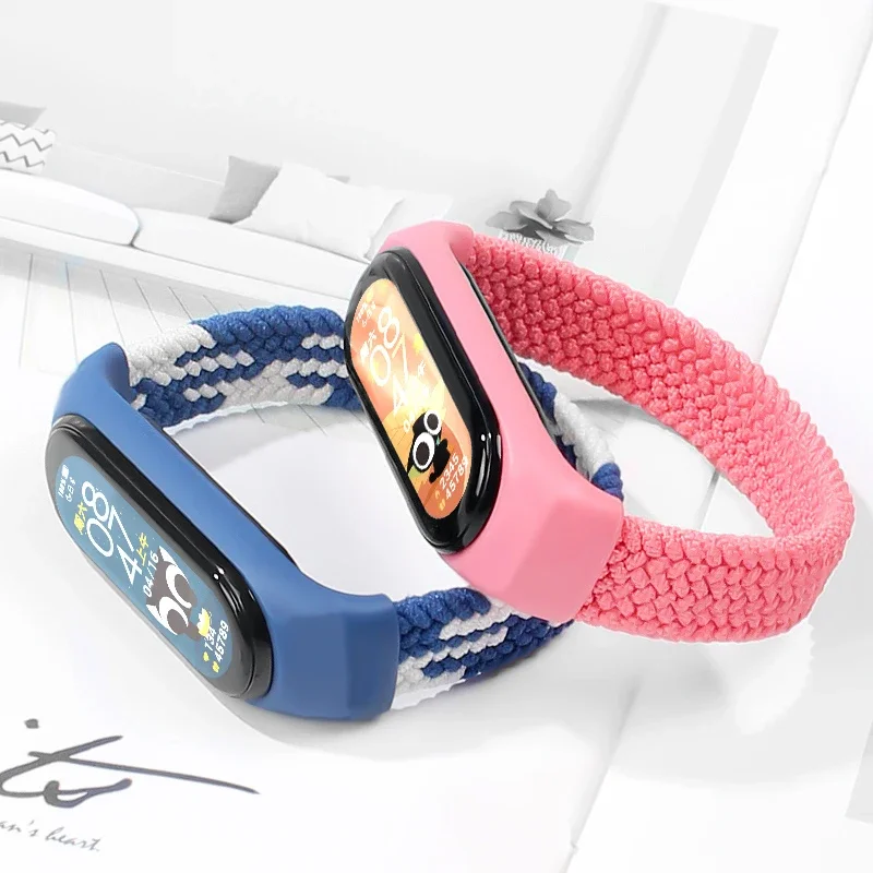 حزام لـ Mi band 7 8 6 5 نايلون - مراجعة Solo Loop Strap وسعره