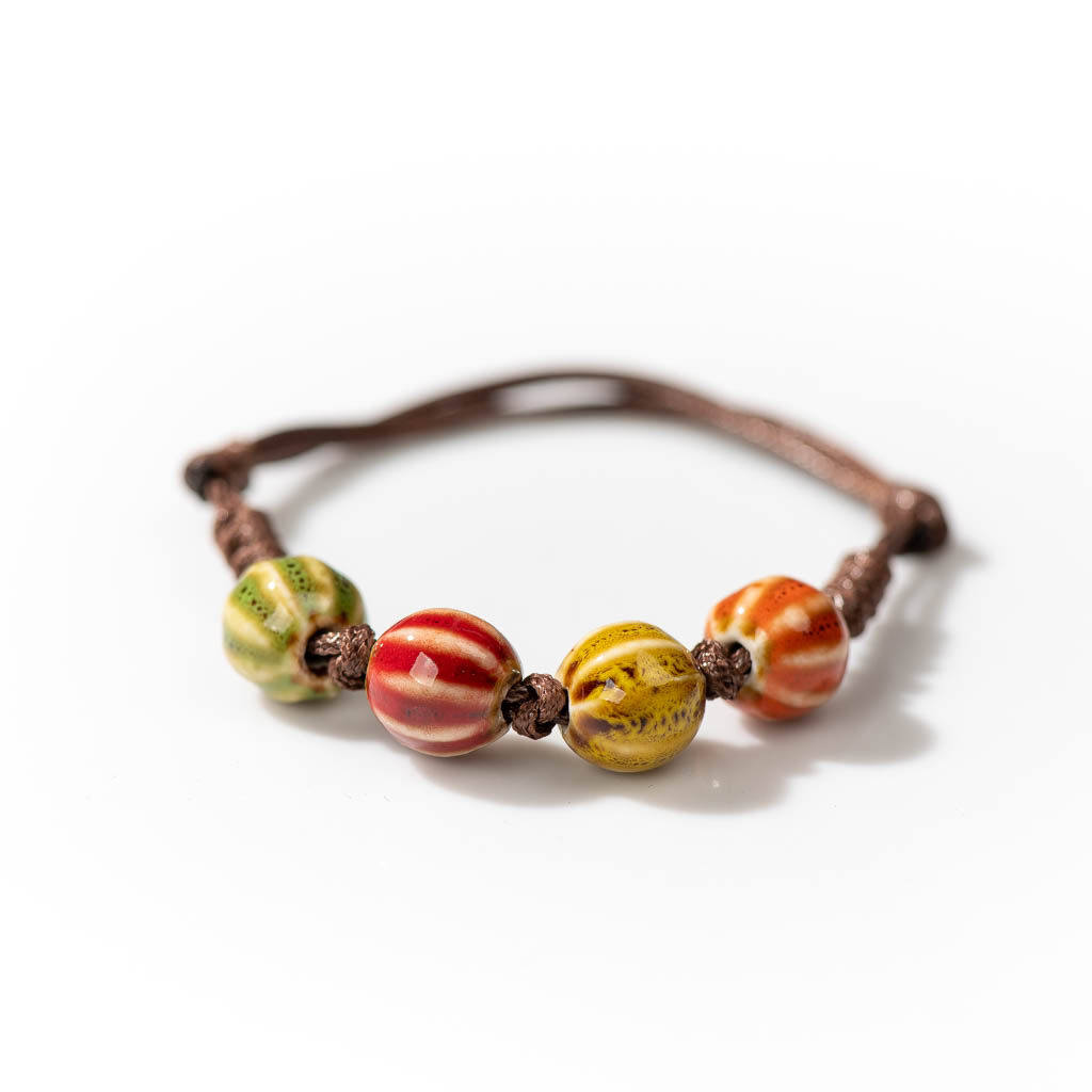 اليدوية السيراميك ريترو ستايل  - مراجعة Ceramic Link Bracelet وسعره