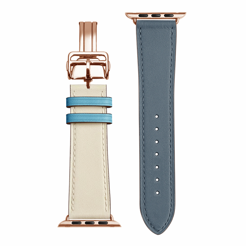 ارتفع الذهب مشبك حزام ل أبل وو - مراجعة Smartwatch Accessories Shop وسعره