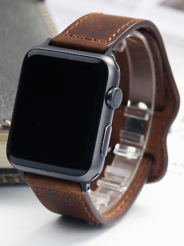 جلد طبيعي Correa حزام ل سوار س - مراجعة Smartwatch Accessories Shop وسعره