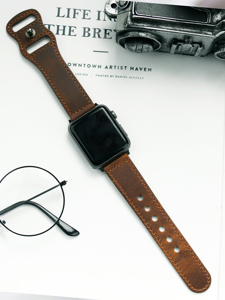 جلد طبيعي Correa حزام ل سوار س - مراجعة Smartwatch Accessories Shop وسعره